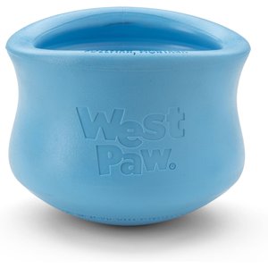 West Paw Toppl Dog Toy, X-Large, 4.75-in, Aqua Blue