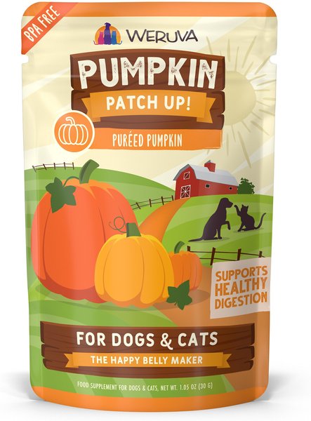 Weruva Pumpkin Patch Up! Dog & Cat Food Supplement Pouches, 1.05-oz, case of 12 slide 1 of 11