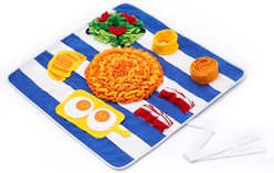 Injoya Breakfast Cat & Dog Snuffle Mat, Blue, Large