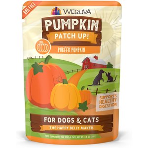 Weruva Pumpkin Patch Up! Dog & Cat Food Supplement Pouches, 2.80-oz, case of 12