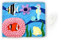 Injoya Under The Sea Cat & Dog Snuffle Mat, Blue, Medium