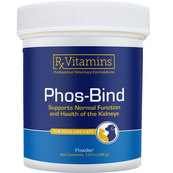 RX VITAMINS PhosBind Kidney Support Dog & Cat Supplement, 35g bottle