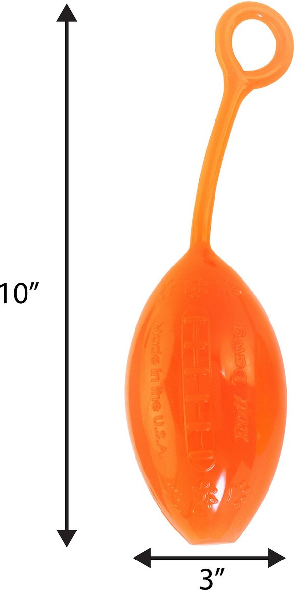 RUFF DAWG Football Flyer Dog Fetch Toy, Color Varies