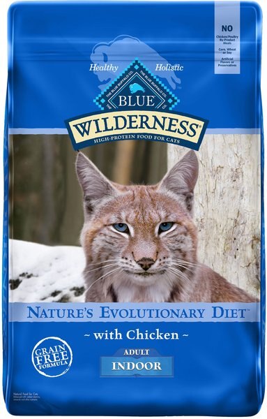 Blue Buffalo Wilderness Indoor Chicken Recipe Grain-Free Dry Cat Food, 11-lb bag slide 1 of 7