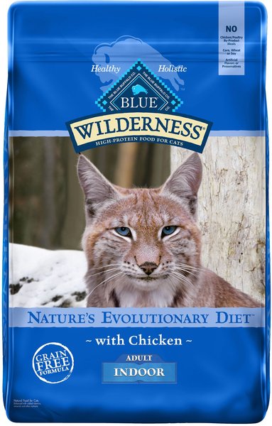 BLUE BUFFALO Wilderness Indoor Chicken Recipe Grain Free Dry Cat