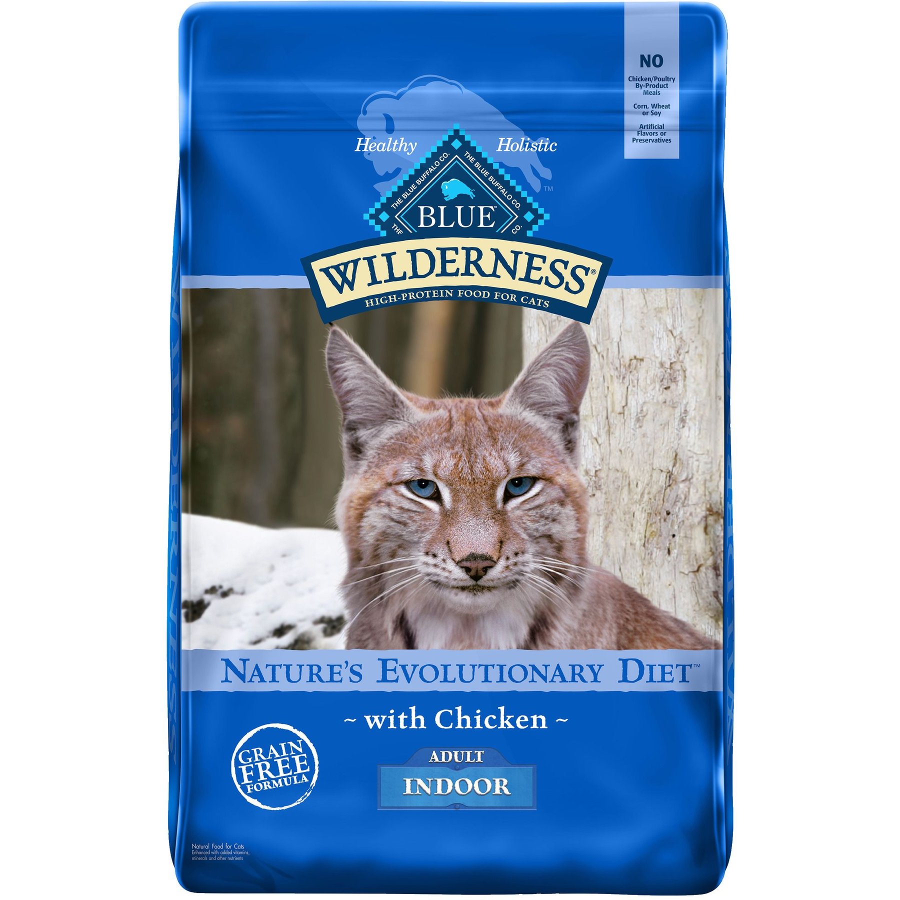 Blue Buffalo Wilderness Indoor Chicken Recipe Grain Free Dry Cat Food