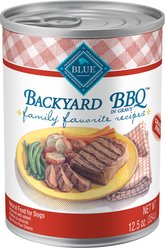 Blue Buffalo Family Favorite Grain-Free Recipes Backyard BBQ Canned Dog Food, 12.5-oz, case of 12