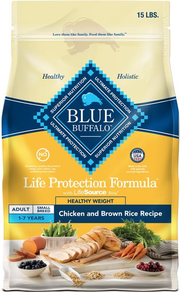 Blue buffalo weight control small breed dog food hotsell