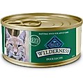 Blue Buffalo Wilderness Duck Grain-Free Canned Cat Food, 3-oz, case of 24