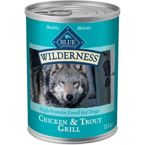 BLUE BUFFALO Wilderness Beef Chicken Grill Grain Free Canned Dog Food 12.5 oz case of 12 Chewy