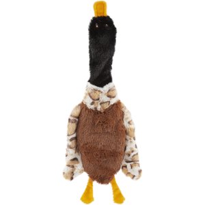 Ethical Pet Skinneeez Crinklers Bird Stuffing-Free Squeaky Plush Dog Toy, Color Varies, 14-in
