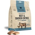 Vital Essentials Freeze-Dried Raw Beef & Chicken Entree Cat Food, 8-oz bag