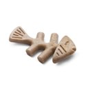 Benebone Fishbone Tough Puppy Chew Toy, Brown, 2 count