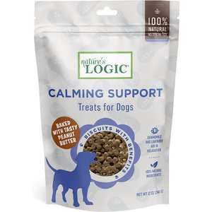 Nature's Logic Calming Support Biscuits Dog Treats, 12-oz bag