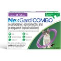 NexGard COMBO Topical for Cats, 1.8-5.5lbs (Purple Box), 3 Doses (3-mos. supply)