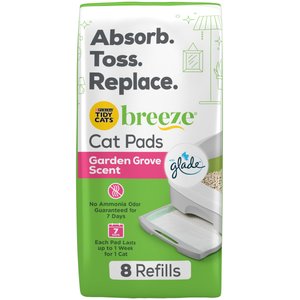 Tidy Cats Breeze Garden Grove Scented Cat Pad, 8 count