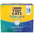 Tidy Cats Tidy Care Comfort Odor Control Low Dust Formula Clumping Clay Cat Litter, 24-lb box, Scented
