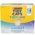 Tidy Cats Tidy Care Comfort Odor Control Low Dust Formula Unscented Clumping Clay Cat Litter, 24-lb box