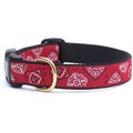 Up Country Red Bandana Dog Collar, Red & Black, Large