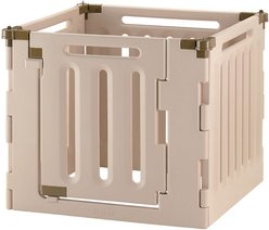 Richell 4-Panel Convertible Indoor/Outdoor Playpen for Dogs & Cats, H4