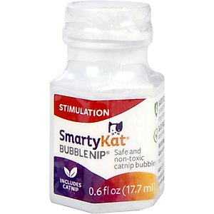 SmartyKat Bubble Nip Bubbles Pure & Potent Catnip, 0.6-oz container