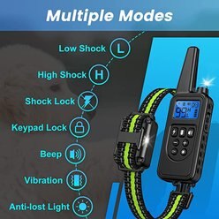 Luckypets 2600-ft Remote Range, Rechargeable & Waterproof Dog Collar, Black slide 2 of 9