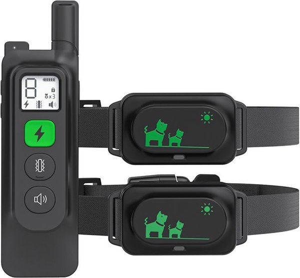 Luckypets Rechargeable Shock Collar with Beep, Vibration & Shock Modes Dog Training Collar, Black slide 1 of 8
