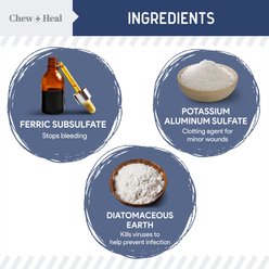 Chew + Heal Styptic Powder Dog Treatment, 1.5-oz slide 2 of 8