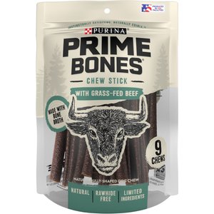 ​​Prime Bones Grass-Fed Beef Adult Chew Stick​ Dog Treat, 9.3-oz pouch