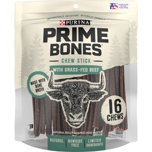 ​​Prime Bones Grass-Fed Beef Adult Chew Stick​ Dog Treat, 17.5-oz pouch