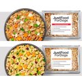 JustFoodForDogs Variety Pack Frozen Human-Grade Fresh Dog Food, 5.5-oz pouch, case of 18