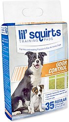 Lil' Squirts Charcoal Activated Odor Control Dog Training Pads, 35 count slide 1 of 3