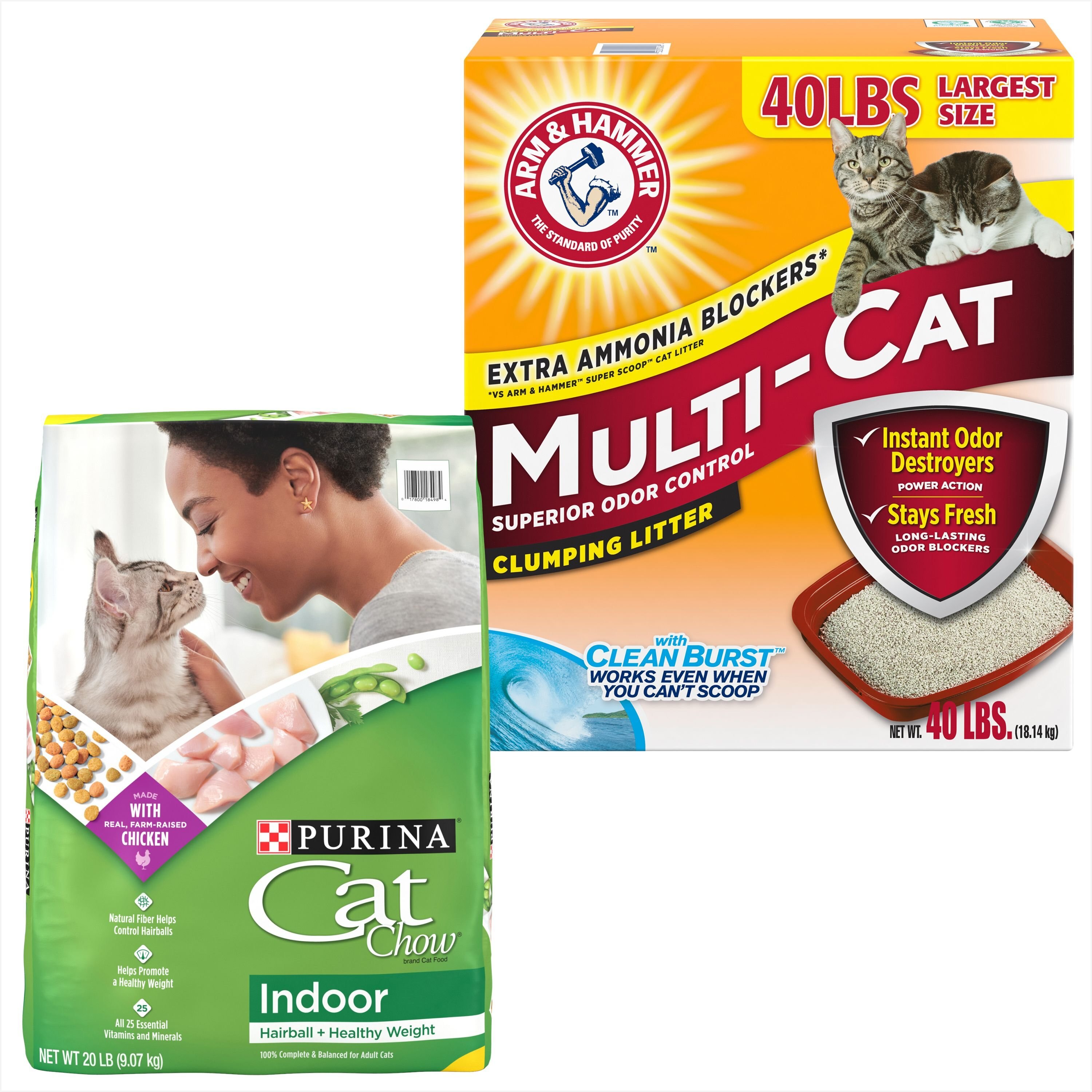 Arm & Hammer Litter MultiCat Strength Clean Burst Clumping Litter