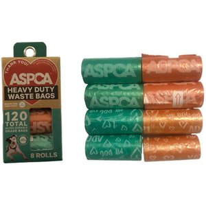 ASPCA Hearts Pattern Dog Waste Bag, 120 count, Mountain Fresh Scent