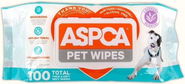 ASPCA Dog Wipes 100 count Citrus Scented Chewy