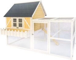 Zylina Yellow Cottage Chicken Coop
