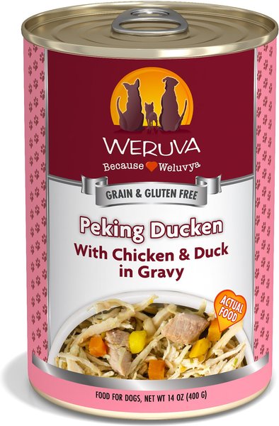 Weruva Peking Ducken with Chicken & Duck in Gravy Grain-Free Canned Dog Food, 14-oz, case of 12 slide 1 of 10