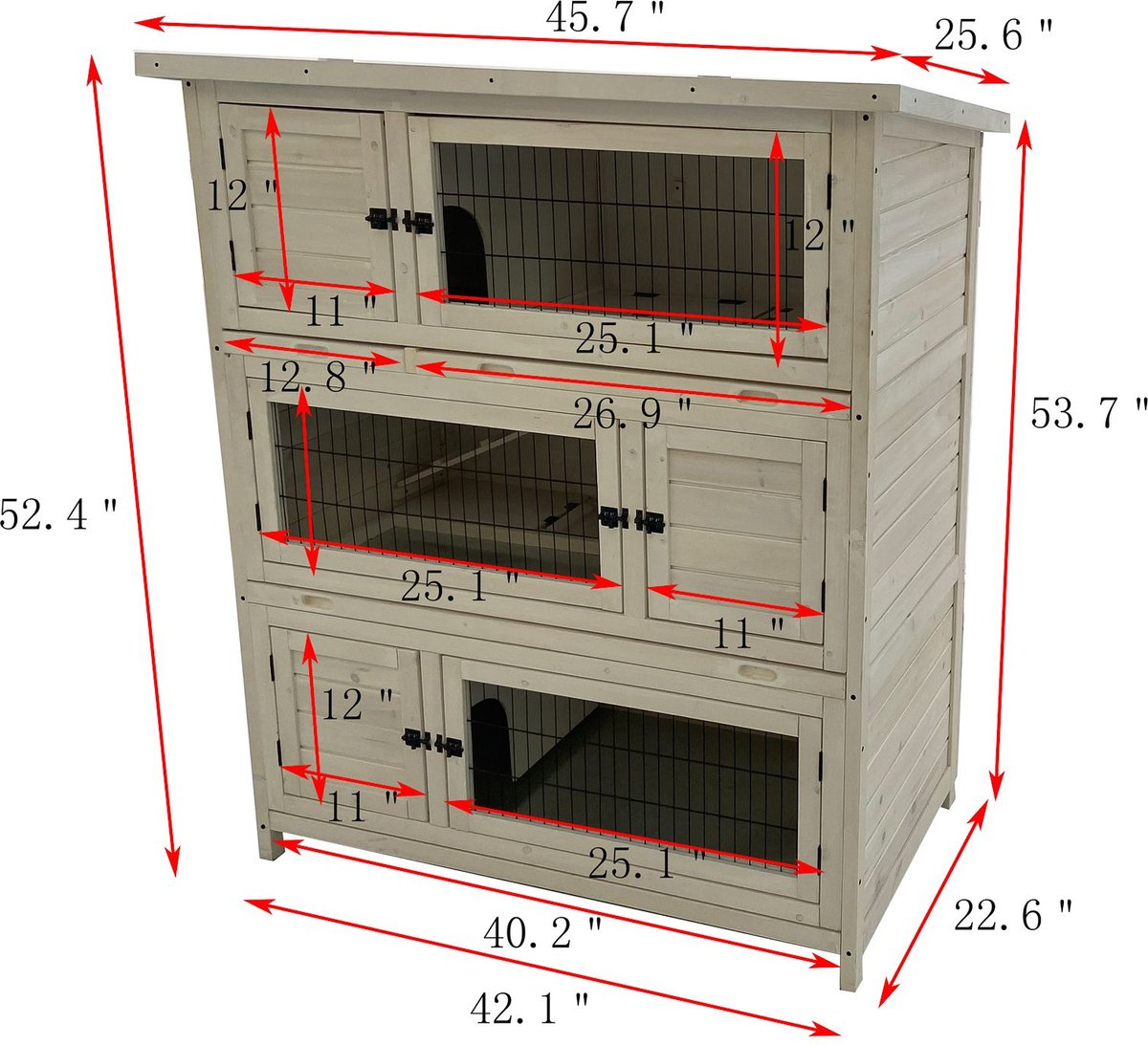 Three story outlet rabbit