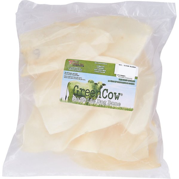 Green Cow Cow Ear Dog Treats