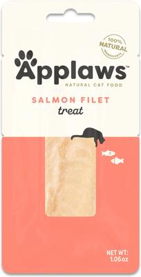 Show full view: Applaws Whole Salmon Loin Natural Grain-Free Cat Treats, 1.06-oz pouch, case of 12 slide 8 of 9