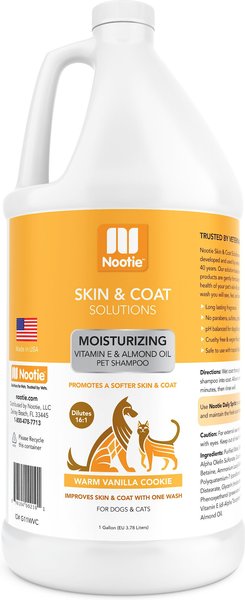 Nootie Warm Vanilla Cookie Moisturizing Formula Dog Shampoo, 1-gal bottle slide 1 of 9