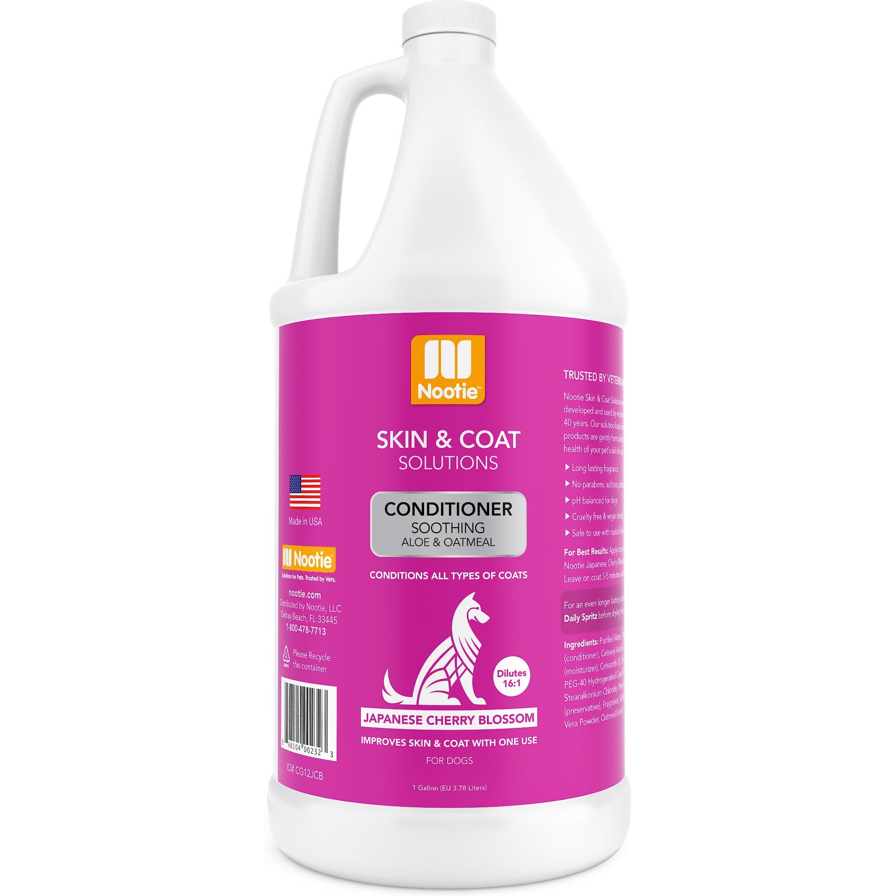Nootie Japanese Cherry Blossom Soothing Formula Conditioner for Dogs