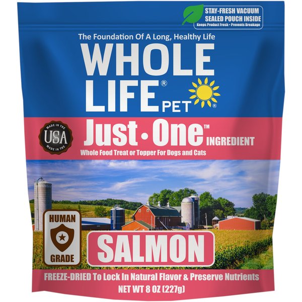 Whole Life LifeBites Salmon Recipe Grain-Free Freeze-Dried Dog Food