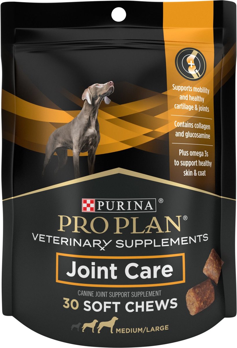 PURINA PRO PLAN VETERINARY DIETS Joint Supplement for Dogs Hip Joint Soft Chews for Large Dogs 30 count Chewy