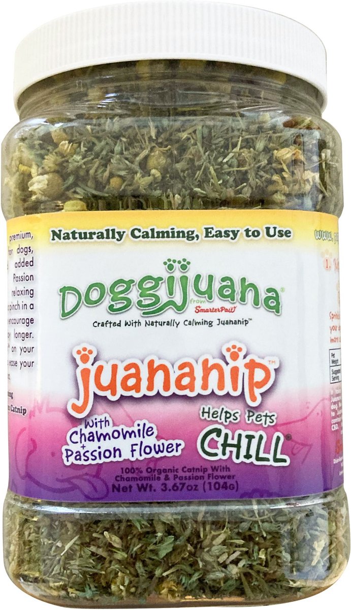 Doggijuana Juananip with Chamomile & Passion Flower, 3.67-oz jar