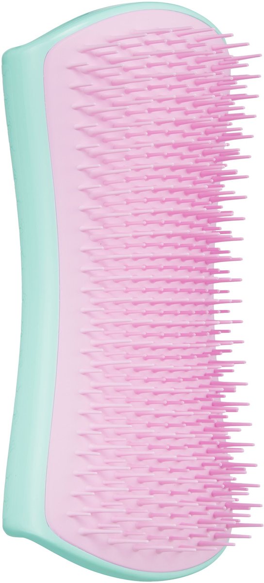 PET TEEZER DeShedding Dog Grooming Brush, Large, Pink & Mint