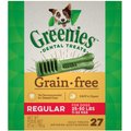Greenies Grain-Free Regular Dental Dog Treats, 27 count