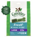 Greenies Fresh Large Dental Dog Treats, 8 count