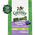 Greenies Bursting Blueberry Teenie Dental Dog Treats, 43 count