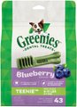 Greenies Bursting Blueberry Teenie Dental Dog Treats, 43 count